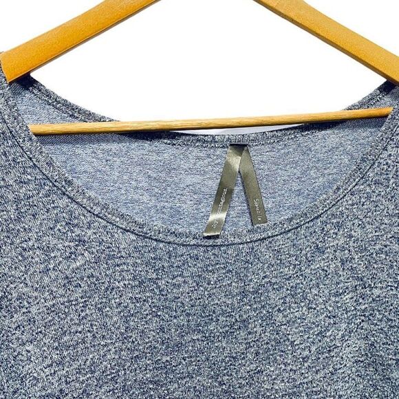 Spacedye Blue Scoop Neck Sweater Tunic - Picture 2 of 4